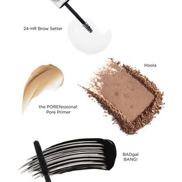 Full Glam Greetings Holiday Set - Augenbrauengel, Mascara, Bronzer & Primer 