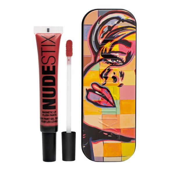 Magnetic Lip Plush Paint - Getöntes Gel für die Lippen, NUDESTIX