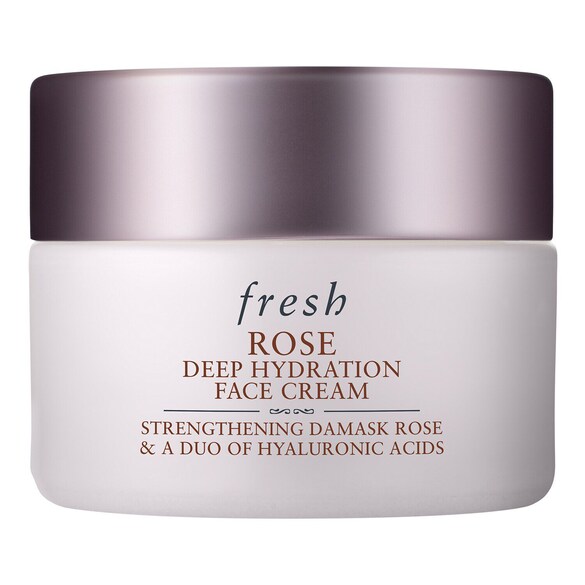 Rose Face Cream Mini - Feuchtigkeitsspendende Gesichtscreme mit Hyaluronsäure, FRESH