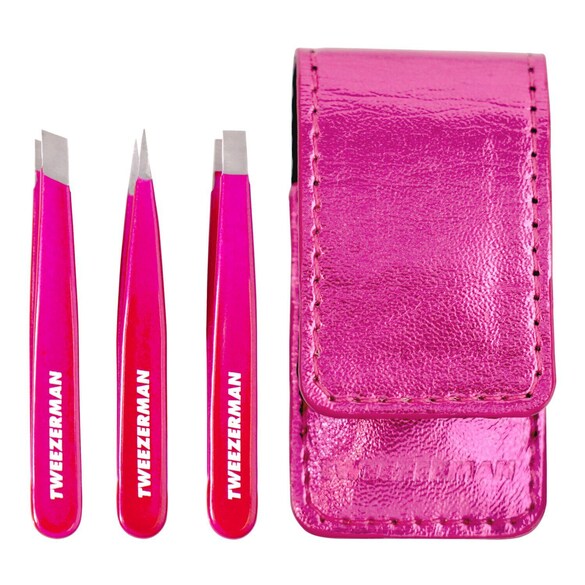 Micro Mini Tweezer Set - Micro Mini Pinzetten Pink Perfection, TWEEZERMAN