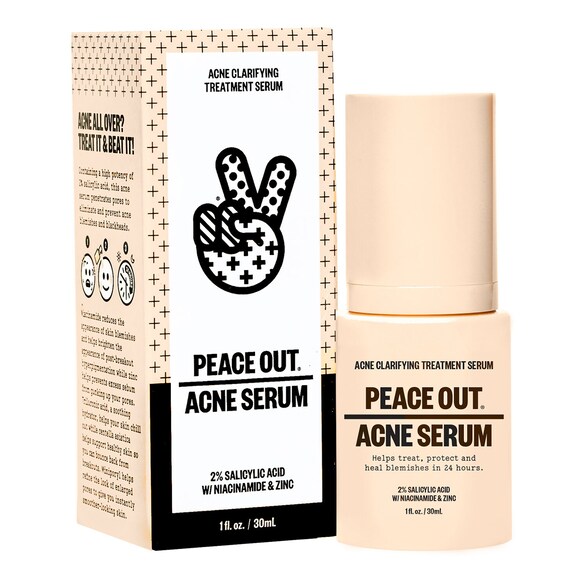 Acne Serum - Acne Clarifying Treatment , PEACE OUT SKINCARE
