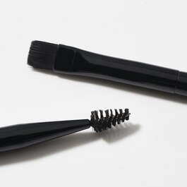 Flat Brow Brush & Spoolie - Flacher Augenbrauenpinsel & Bürstchen