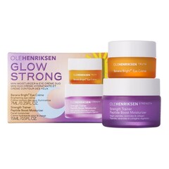 Glow Strong Set - Zweierset mit Feuchtigkeitscreme und Augencreme, OLEHENRIKSEN