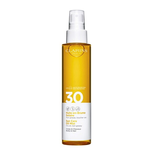 Huile-en-Brume Solaire Corps & Cheveux UVB/UVA 30, CLARINS