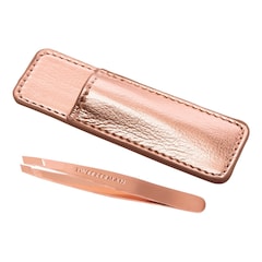 Mini Schräge Pinzette mit Etui, TWEEZERMAN
