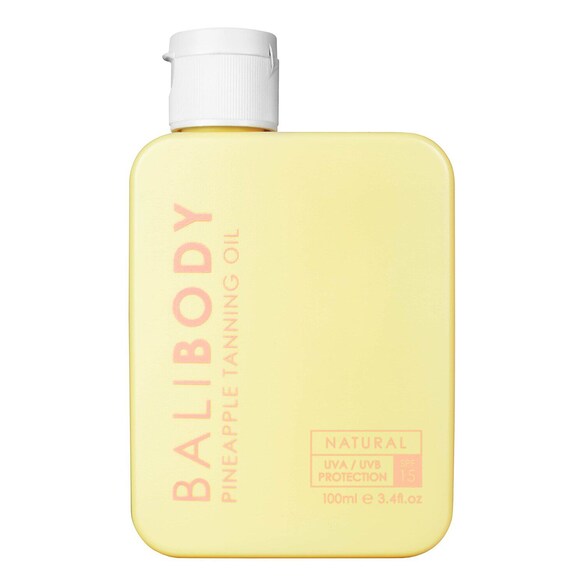 Tanning Oil Pineapple SPF15 - Selbstbräunungsöl, BALI BODY