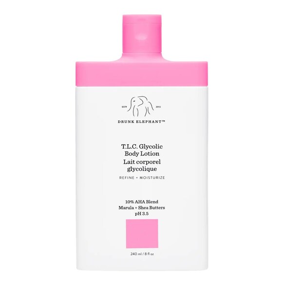 T.L.C. Glycolic Body Lotion – Peelende Körperlotion, DRUNK ELEPHANT