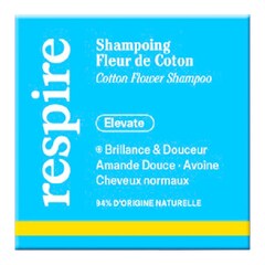 Mildes festes Shampoo  - Fleur de Coton (Baumwollblüte), RESPIRE