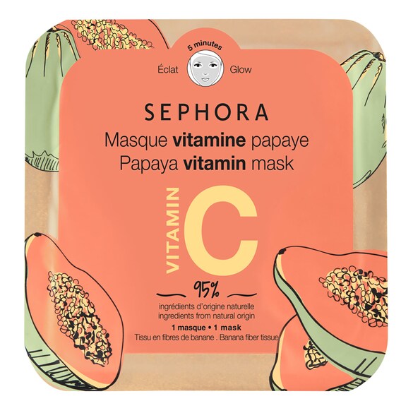 Vitamin Gesichtsmaske aus Stoff , SEPHORA COLLECTION