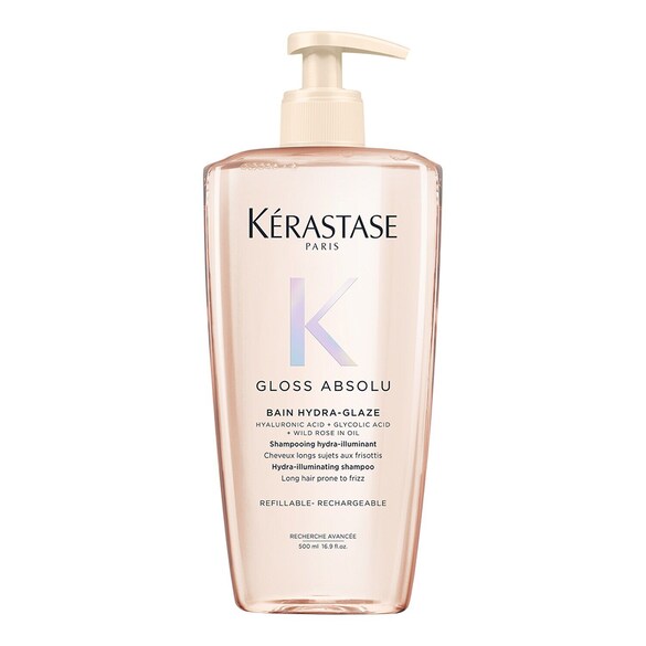 Bain Hydra-Glaze Shampoo für langes, zu Frizz neigendes Haar - Shampoo, KÉRASTASE