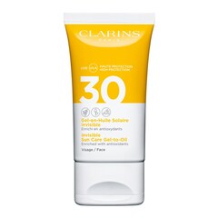 Gel-en-Huile Solaire Invisible Visage UVB/UVA 30, CLARINS