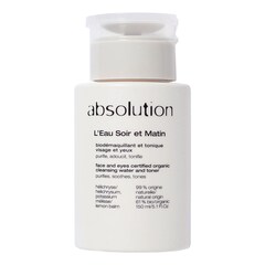 L'Eau Soir et Matin - Bio-Demake-Up Remover and Tonic for Face and Eyes, ABSOLUTION