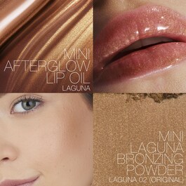 Mini Laguna Bronzer & Lip Oil Duo - Bronzing-Puder and Lippenöl