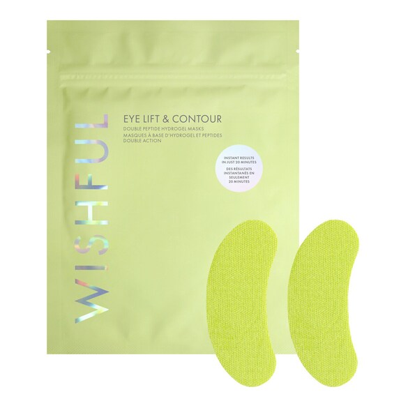 Eye Lift & Contour Double Peptide Hydrogel - Gesichtsmaske, WISHFUL