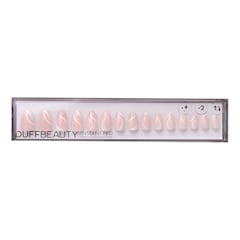 Milky Swirl, Medium Almond - Press-on-Nägel, DUFFBeauty