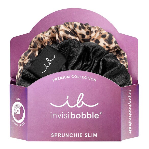 Sprunchie Slim Premium - Leo is the New Black, Haargummis, INVISIBOBBLE