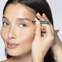 Emerald Shimmer Mini Slant Tweezer & Case - Schräge Mini Pinzette mit Etui