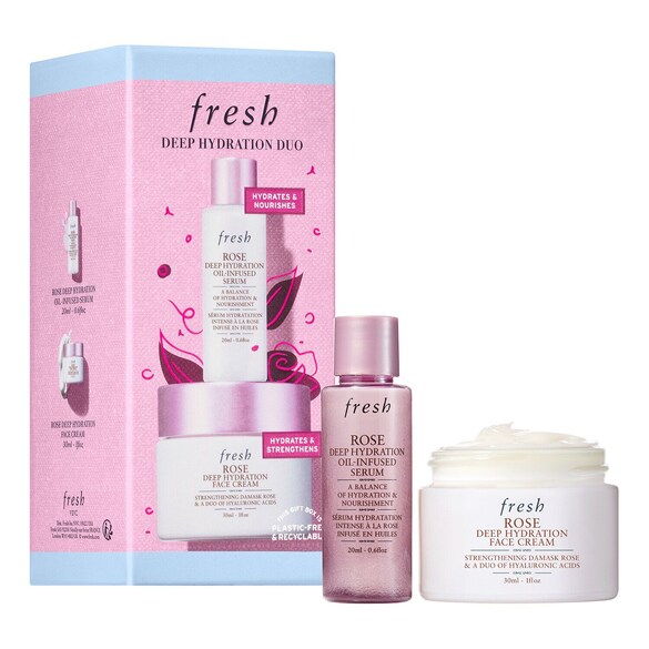 Deep Hydration Duo - Hydratisierendes Rosen-Hautpflege-Geschenkset, FRESH