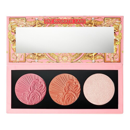 Pat Mcgrath Labs - Divine Blush + Glow Trio: Galactic Sun - Blush Palette - -celestial Odyssey Blush + Glow Trio