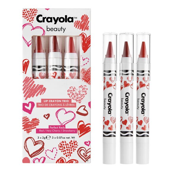 Lip Crayon Trio Perfect Reds - Set, CRAYOLA