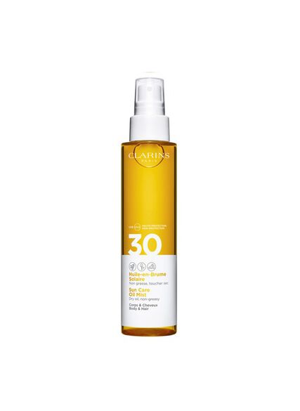 Huile-en-Brume Solaire Corps & Cheveux UVB/UVA 30, CLARINS