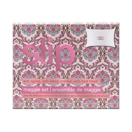 Maggie Set - Geschenkset Kissenbezug aus purer Seide und Haargummi-Set