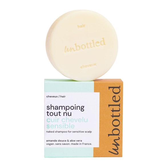 Shampoo für sensible Kopfhaut - Festes Shampoo, UNBOTTLED