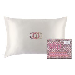 Maggie Set - Geschenkset Kissenbezug aus purer Seide und Haargummi-Set, SLIPSILK