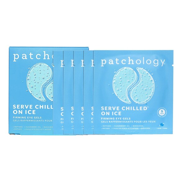 Serve Chilled On Ice - Straffende Gel-Patches für die Augen, PATCHOLOGY