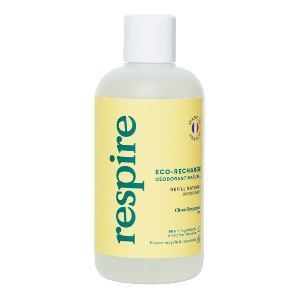 Eco-Nachfüllpackung - Natürliches Deo mit Zitrone und Bergamotte, RESPIRE
