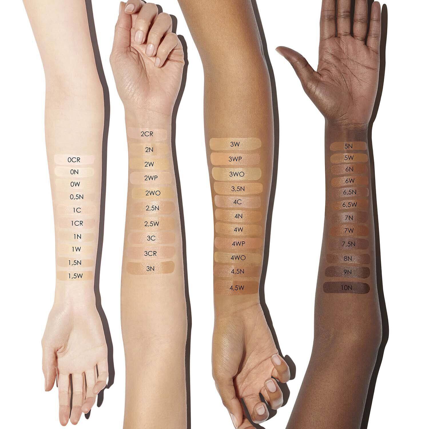 Swatch dior backstage foundation top
