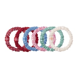 Scrunchies aus Seide Skinny Jeans mit gratis Täschchen - 6 Stück