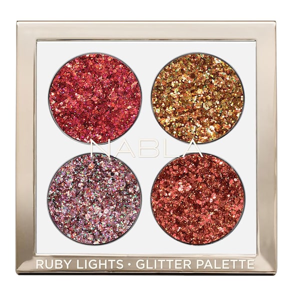 Ruby Lights Glitter Palette, NABLA