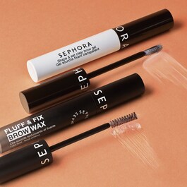 FLUFF & FIX BROW WAX - Texturierendes und fixierendes Augenbrauenwachs