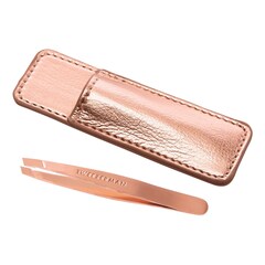 Mini Schräge Pinzette mit Etui, TWEEZERMAN