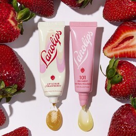 Erdbeer-Lippenritual - Lippenbalsam und Peeling