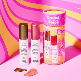 Bronzi and the bloos™ - Gesichtspflege-Set mit Bräunungsserum und Blush-Serum