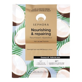 Hair Sleeping Mask - Nacht-Haarpflege Creme-Maske + Haube
