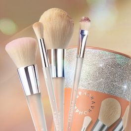 Glitter Power Brush Set - Set mit 4 Pinseln für Gesicht und Augen