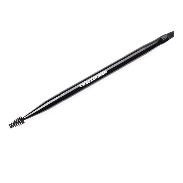 Angled Brow Brush & Spoolie - Augenbrauenpinsel & Bürstchen, TWEEZERMAN
