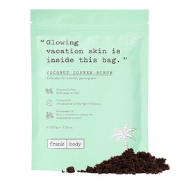 Coconut coffee scrub