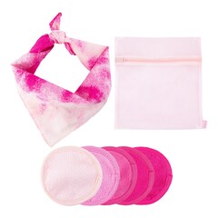 Set mit 5 wiederverwendbaren Abschminktüchern, MAKE UP ERASER