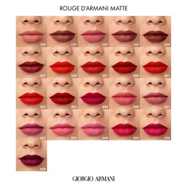 Rouge d'Armani Matte Lippenstift - Der Lippenstift mit ultra-mattem Finish