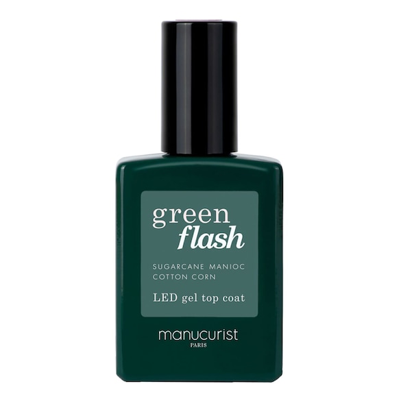 Nagellack Green Flash - Semi-permanenter Nagellack Top Coat, MANUCURIST