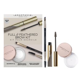 Full & Feathered Brow Kit - Make-up-Set für Augenbrauen