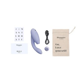 Womanizer Duo 2 - Sextoy Rabbit G-Punkt-Vibrator und Klitorisstimulator