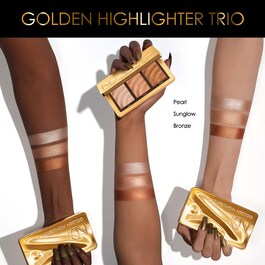 Golden Highlighter Trio - Vielseitig einsetzbare Hybride Highlighter-Palette