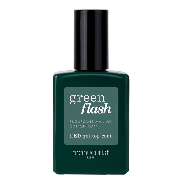 Nagellack Green Flash – Semi-permanenter Nagellack Top Coat, MANUCURIST
