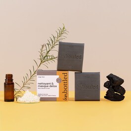 Fester Reiniger & Detox-Maske - Gesichtspflege mit Kohle und Teebaum