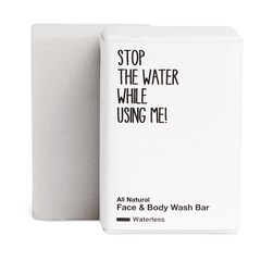 Waterless Face & Body Wash Bar, STOP THE WATER WHILE USING ME!